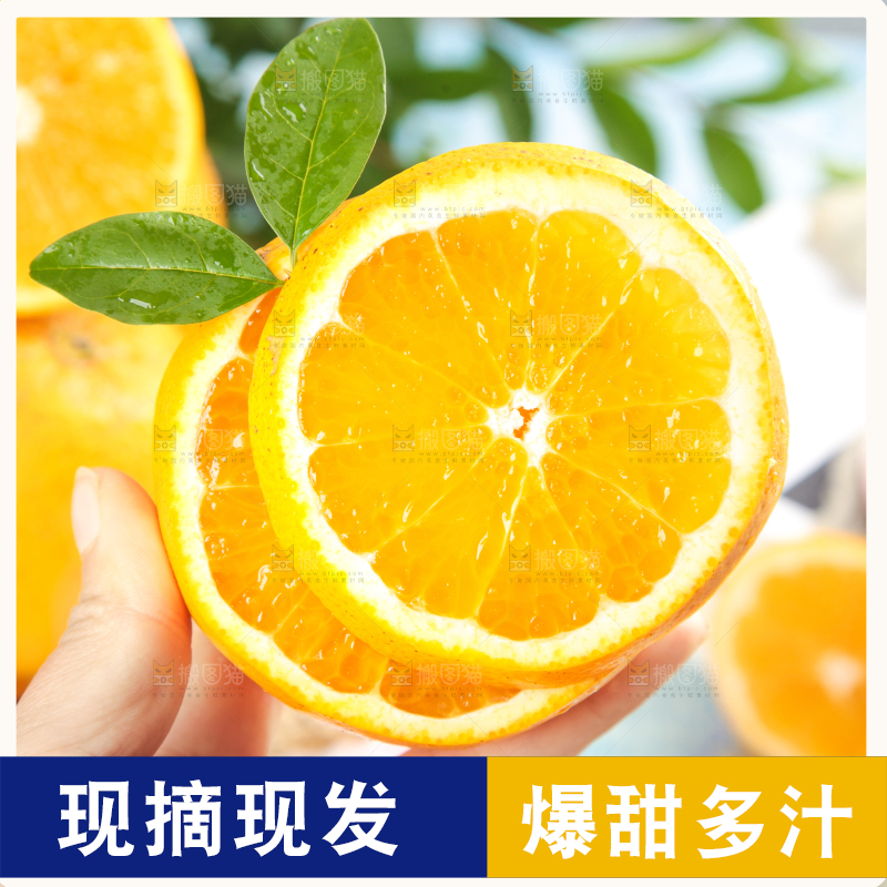 手里拿着新鲜胡柚