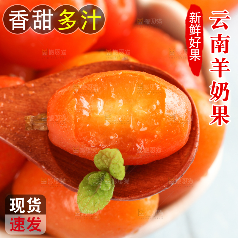 勺子里的羊奶果