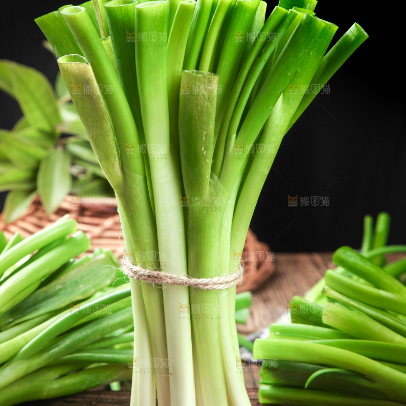 木底上的山东大葱