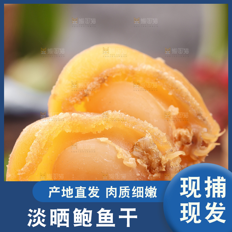 勺子里的干鲍鱼