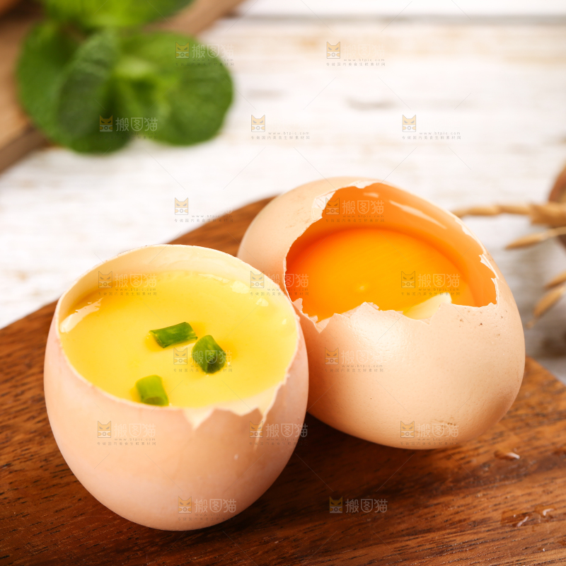 蛋壳里装着蒸鸡蛋