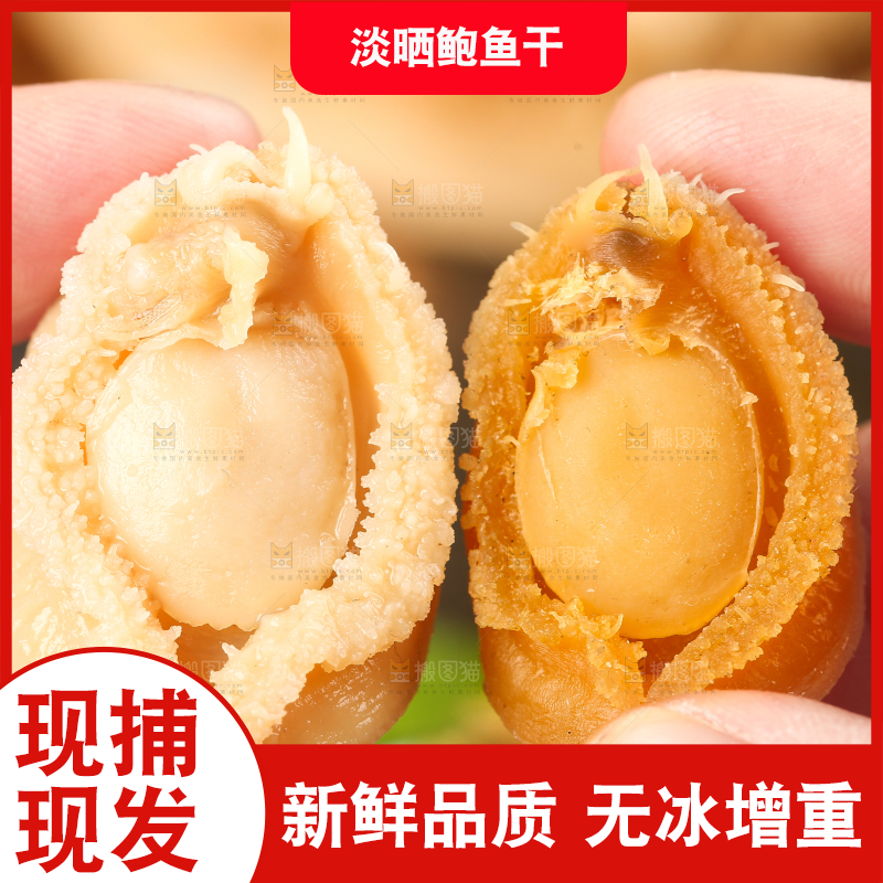 手拿干鲍鱼