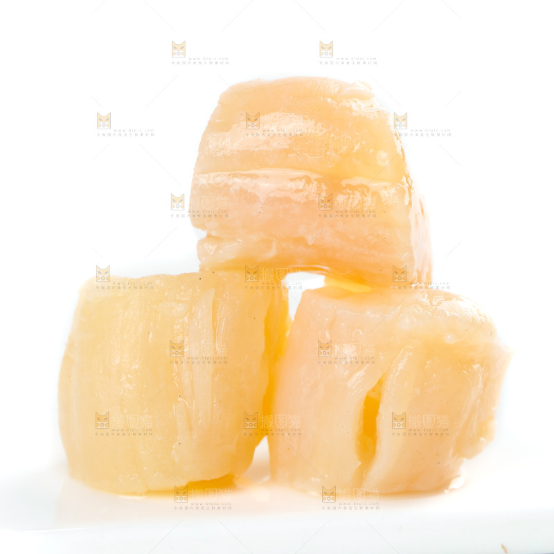 盘子里的瑶柱