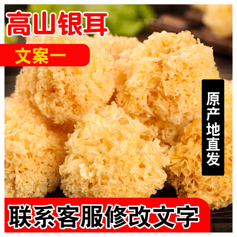 木底上放着古田银耳