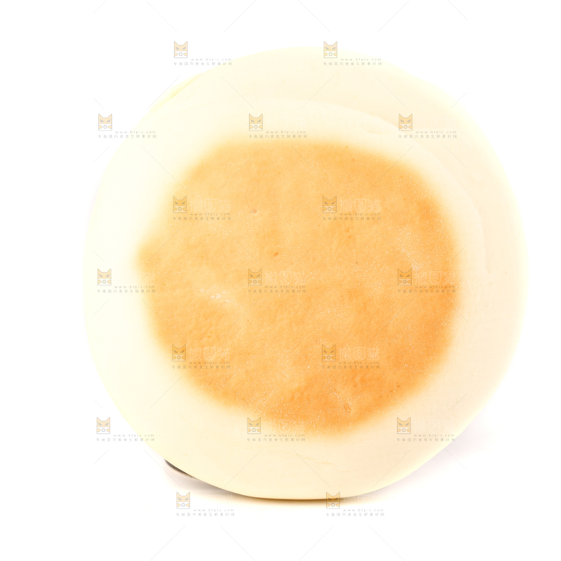 白底上放着蛋奶饼