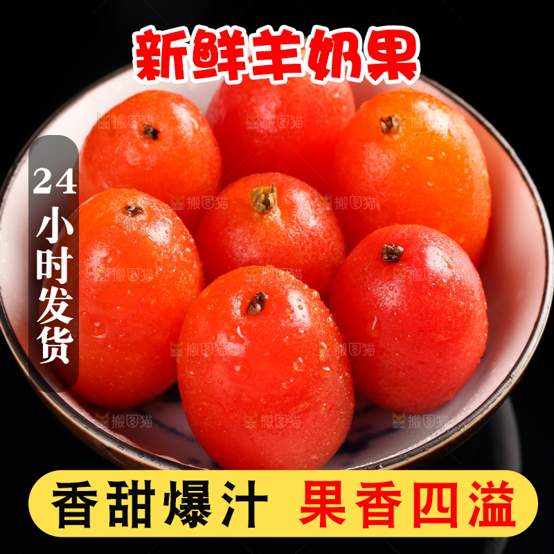 黑底上放着一碗胡颓果