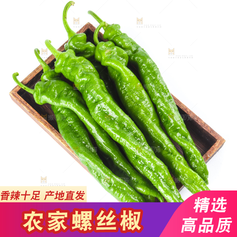 盘子里的螺丝辣椒