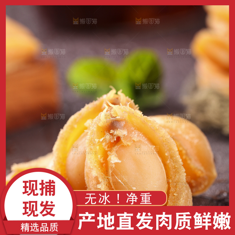深底上放着大连鲍鱼干