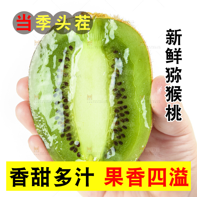 手里拿着徐香猕猴桃