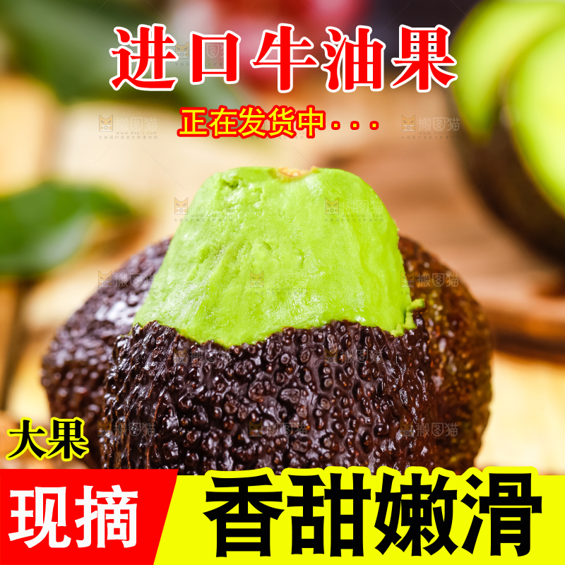 浅底上的巨无霸牛油果