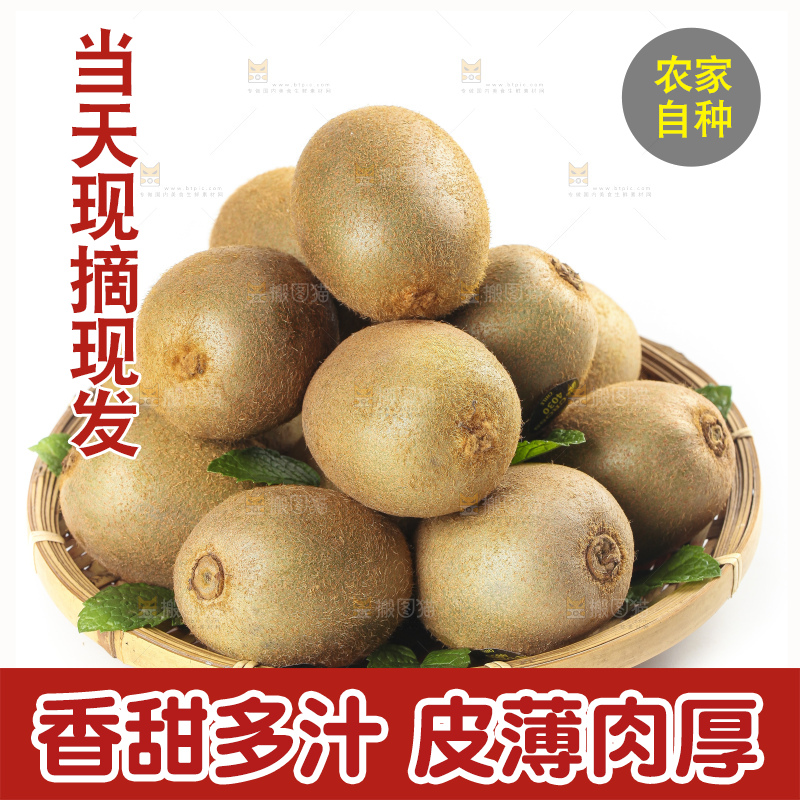 盘子里装着奇异果