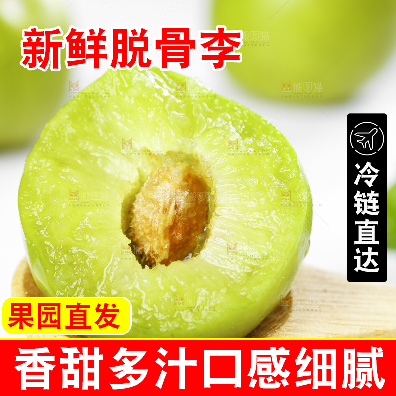 亮底上放着脱骨李