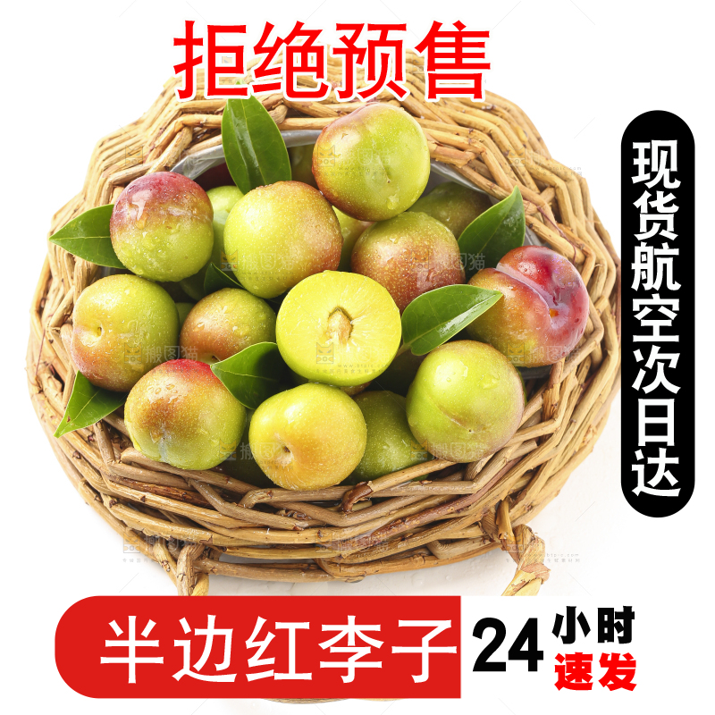 篮子里装着茵红脱骨李