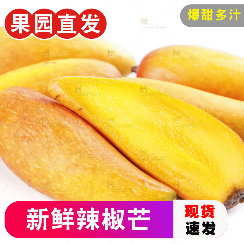 白底上的辣椒芒
