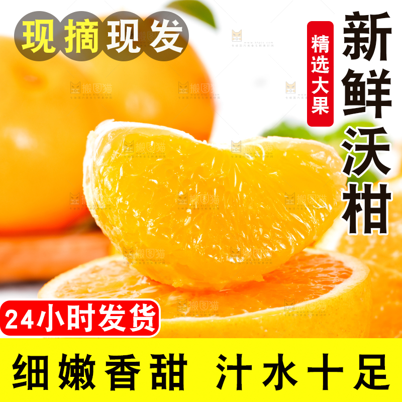 盘子里装着广西武鸣沃柑