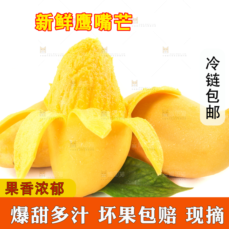 白底上放着象牙芒