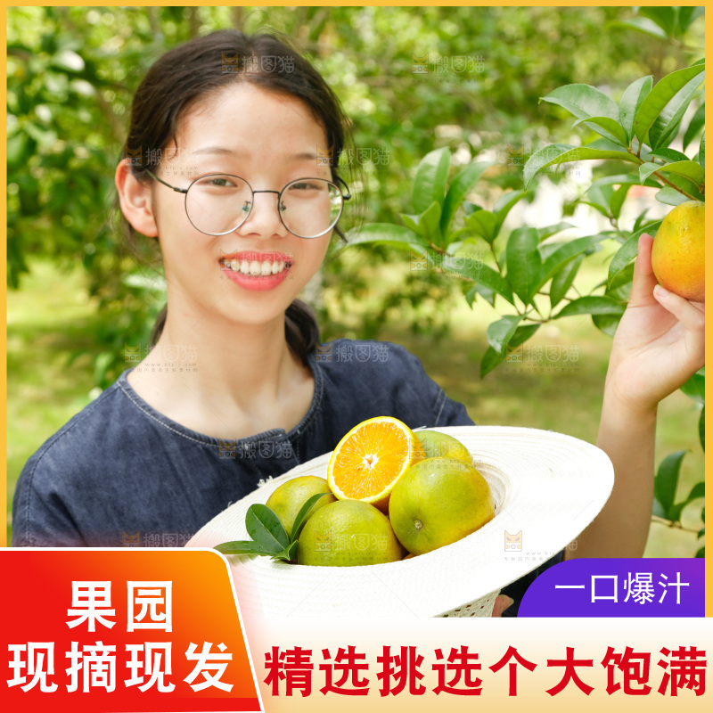 帽子里装着夏橙