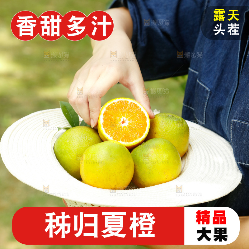帽子里装着夏橙