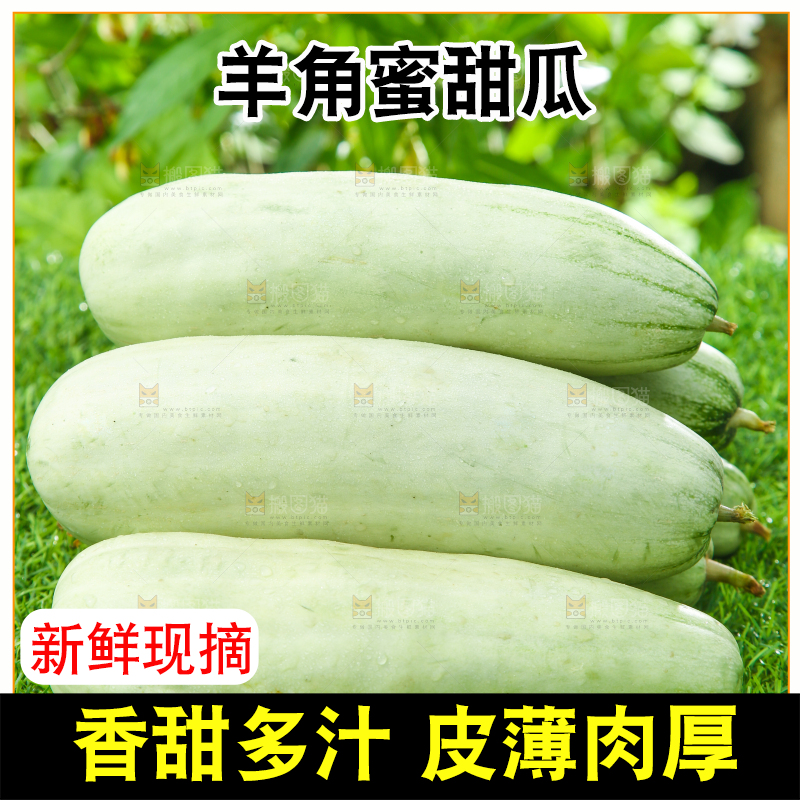 绿草地上放着羊角脆