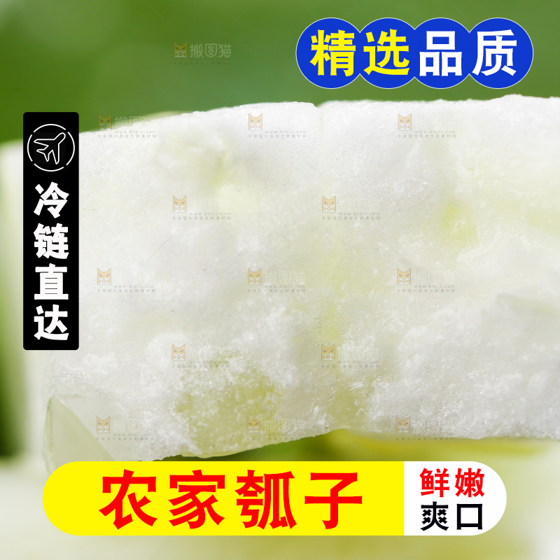 绿叶上放着切丝的瓠子瓜