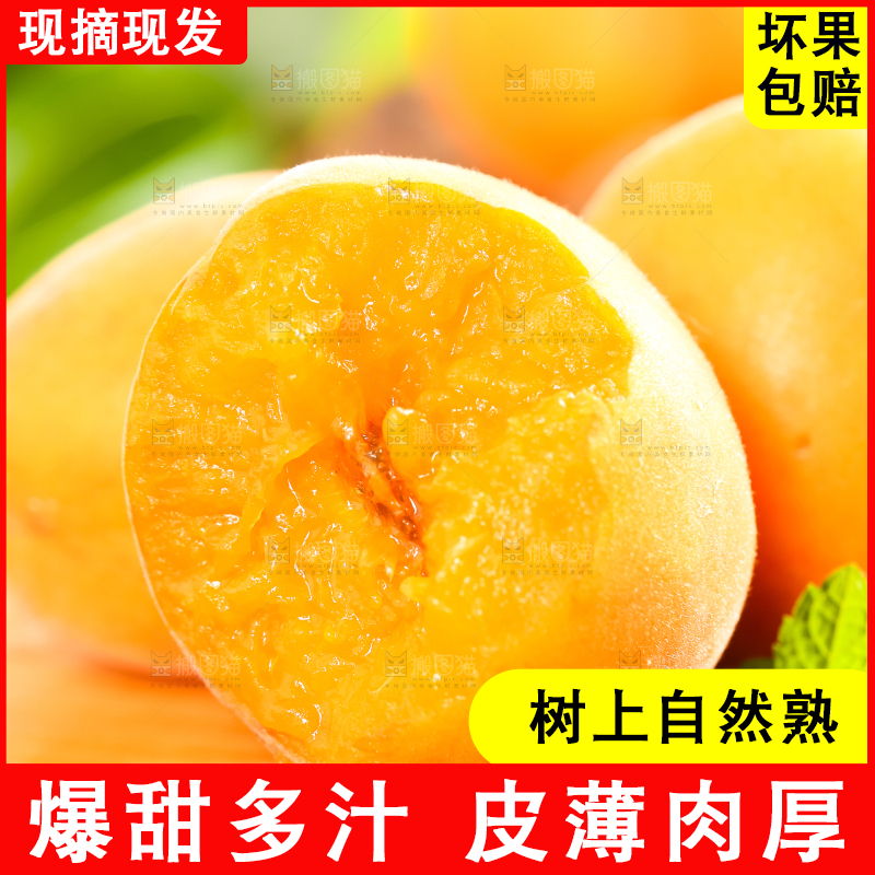 木底上摆放着杏子