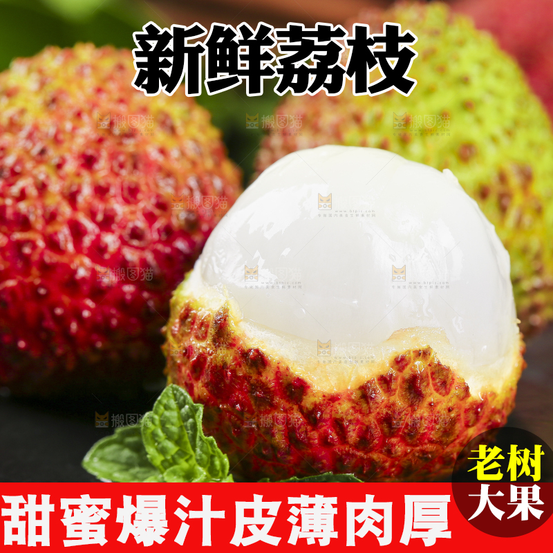 黑底上放着福建妃子笑