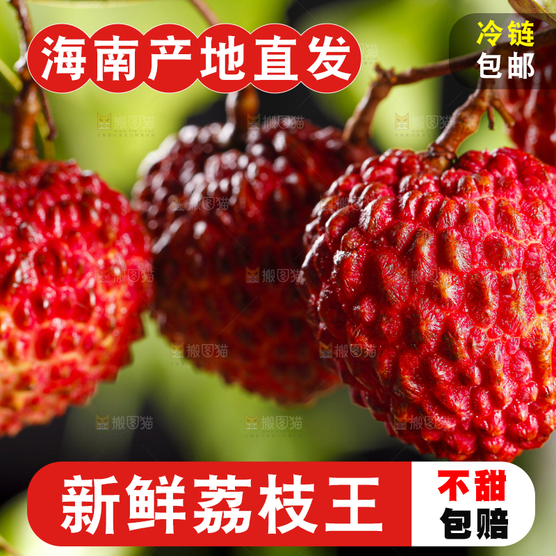 浅底上放着荔枝王