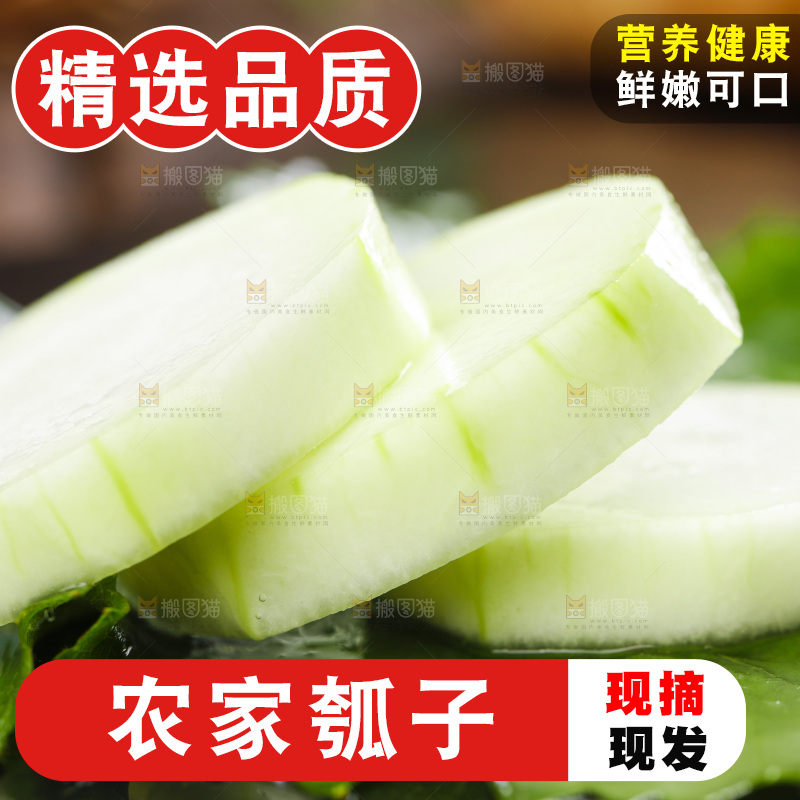 绿叶上放着切丝的瓠子瓜