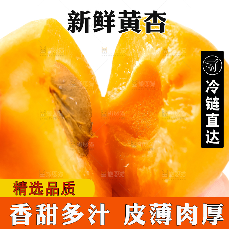 手里拿着大黄杏