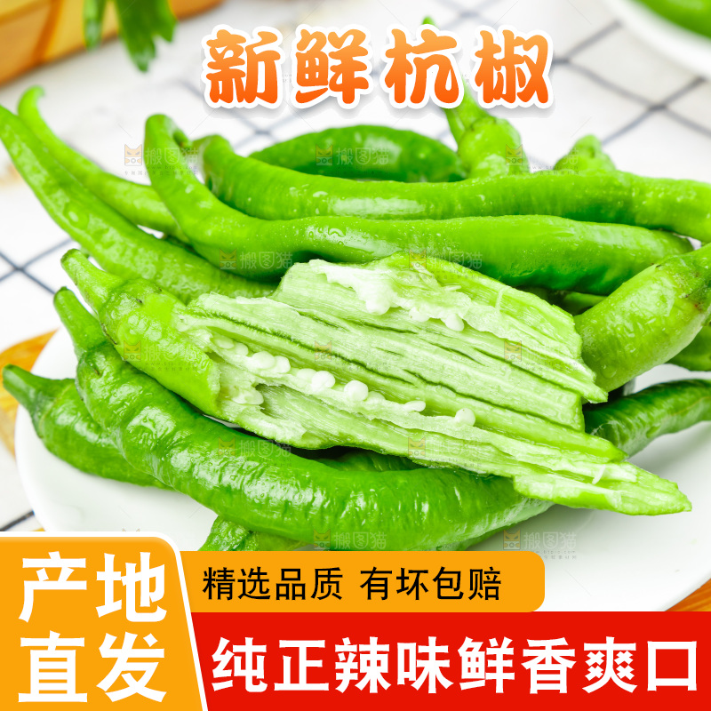 盘子里装着青辣椒