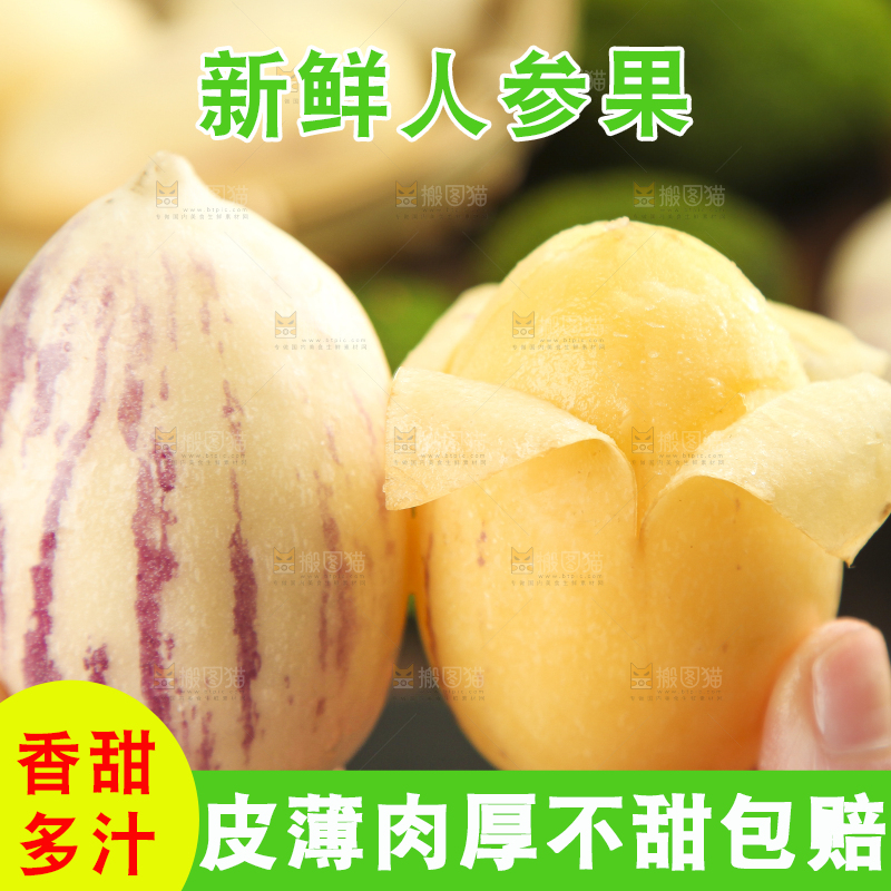 手里拿着人参圆果