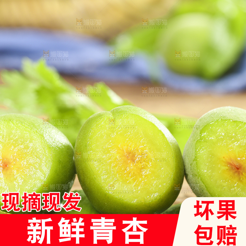 木板上放着陕西青杏
