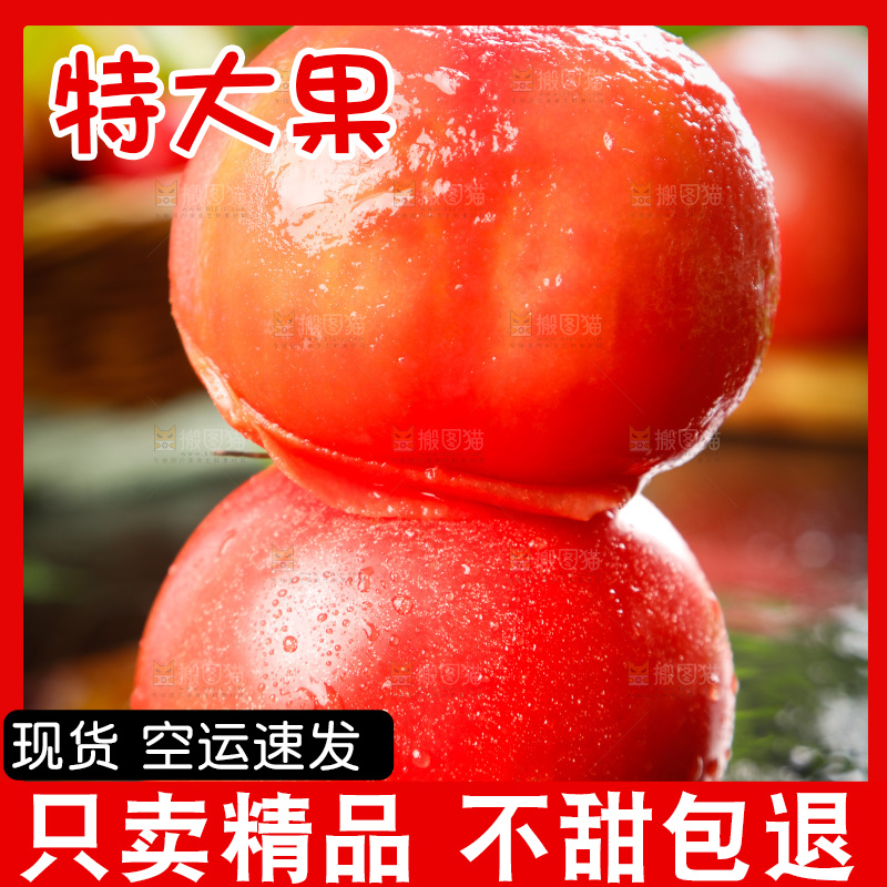 深底上放着番茄