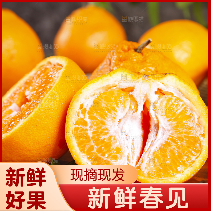木板上的春见耙耙柑