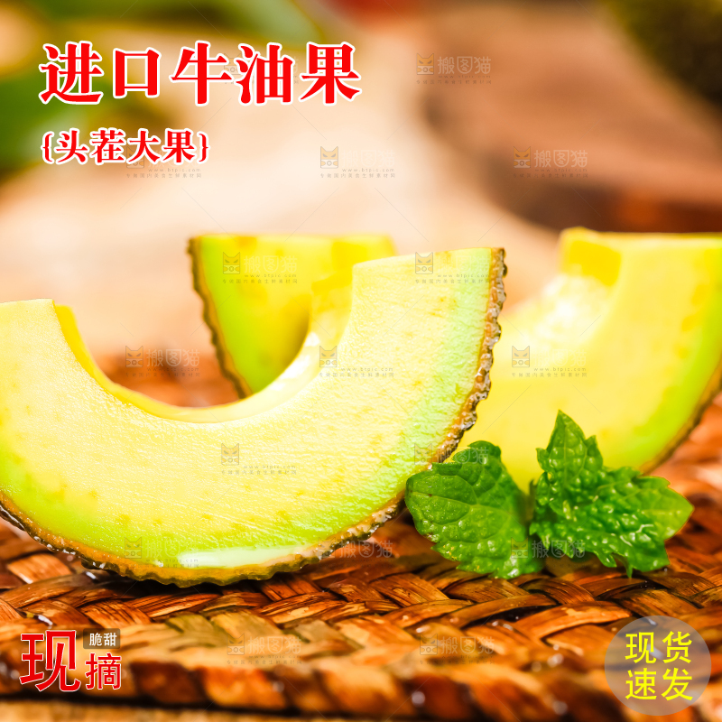 浅底上的巨无霸牛油果