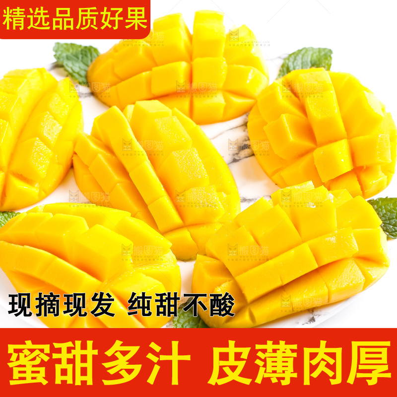白底上摆放着小台芒