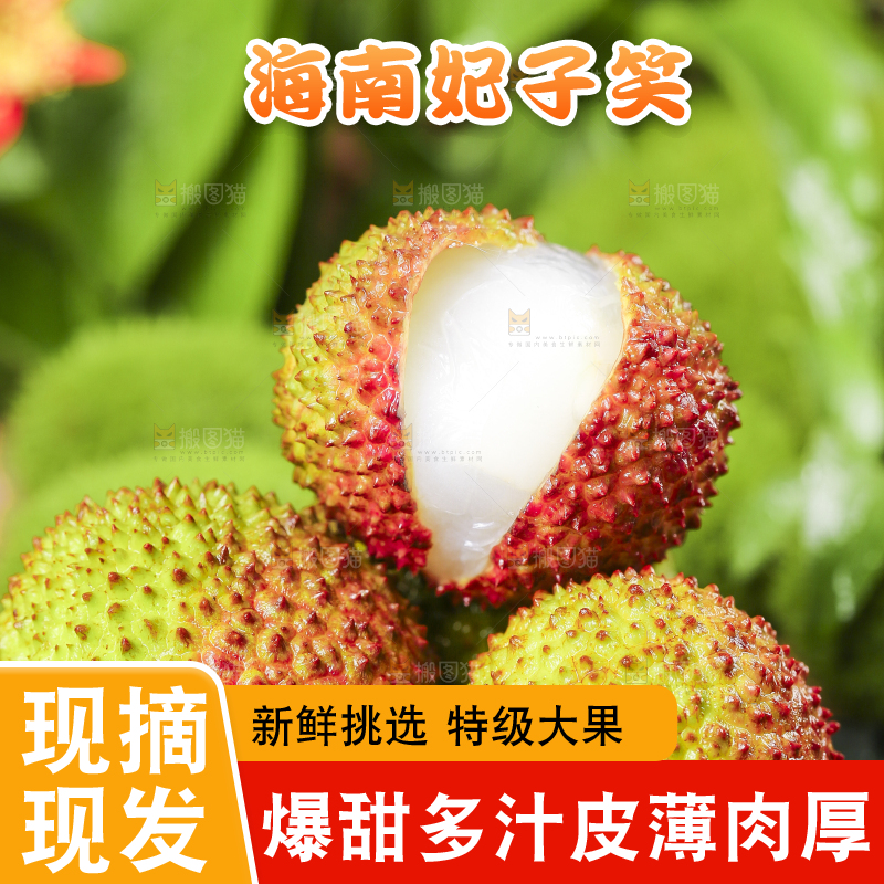 深底上放着妃子笑