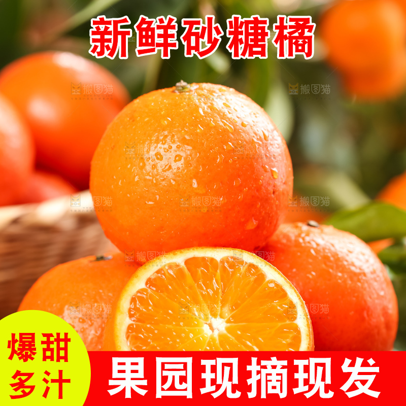 木板上放着广西砂糖橘