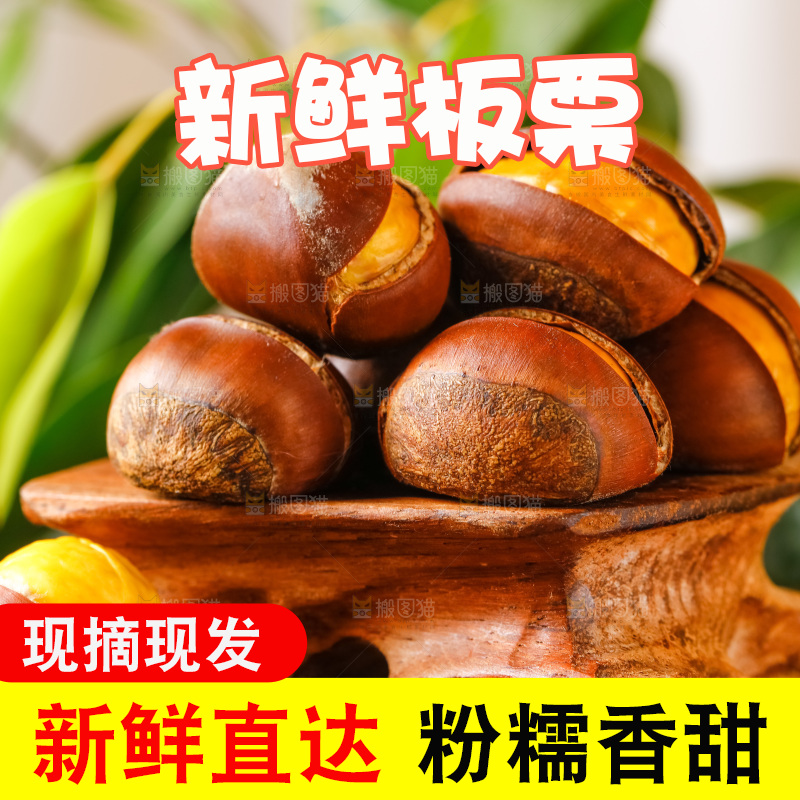 深底上的迁西板栗