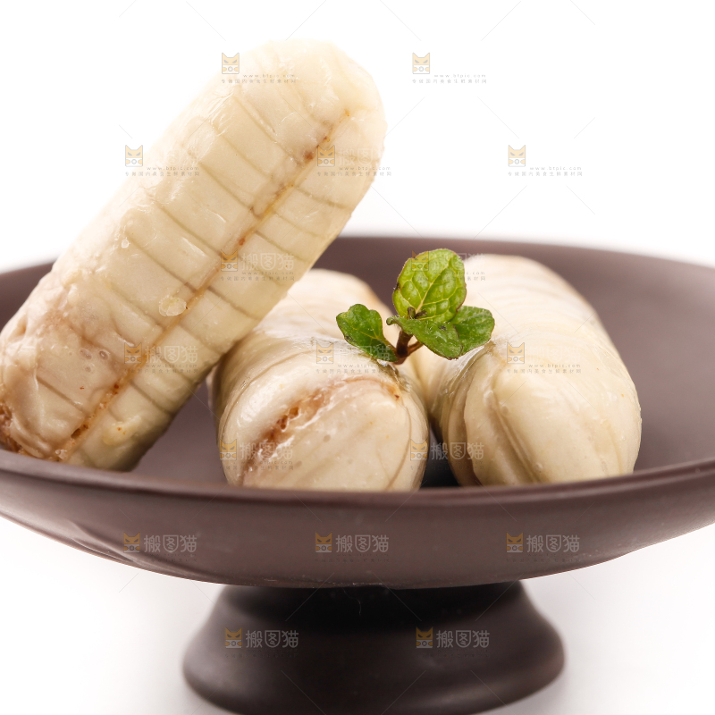碟子里的大虾酥糖