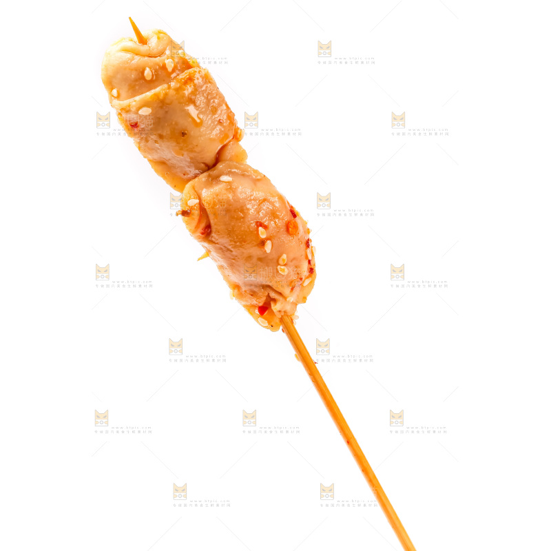 白底上的钵钵鸡食材
