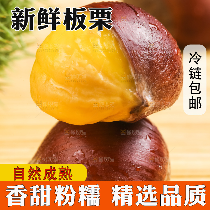 深底上的迁西板栗