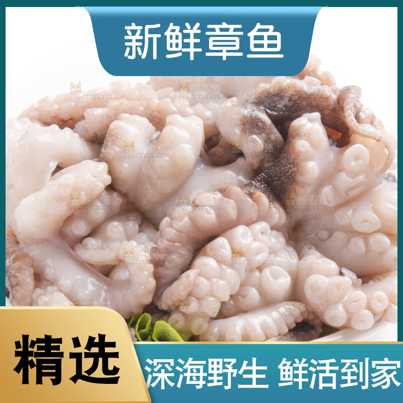 盘子里的大连章鱼