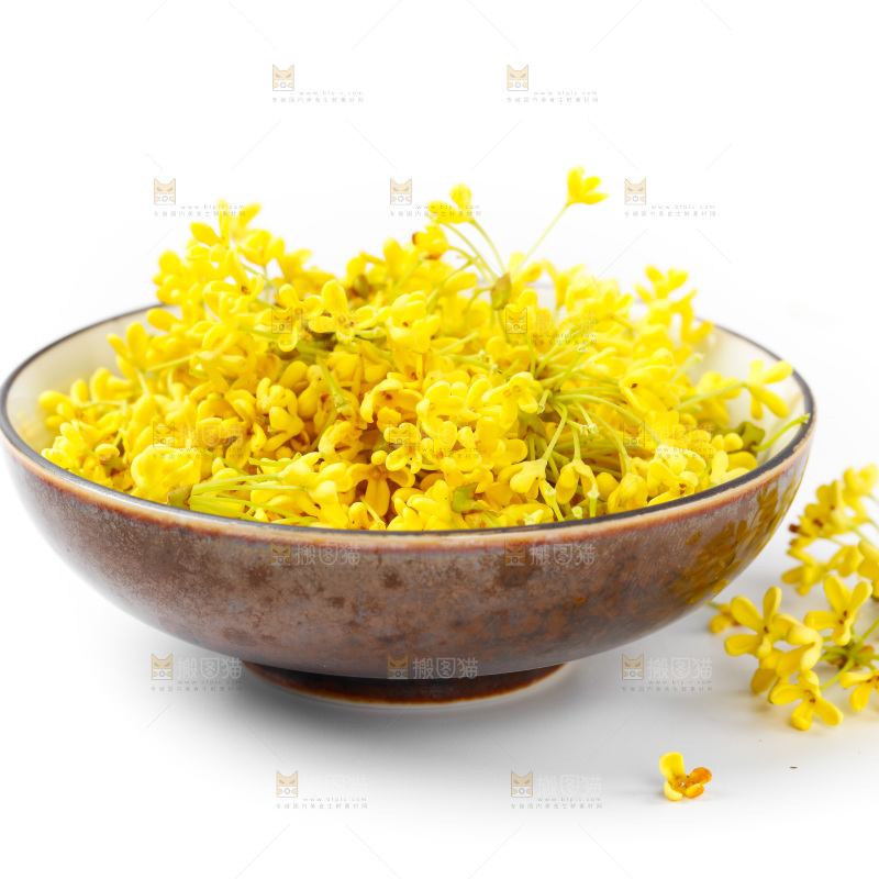 盘里的金桂花