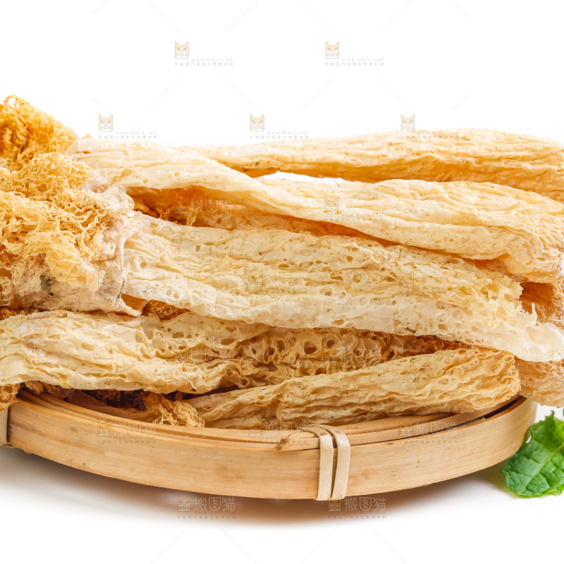 白底上的干竹荪