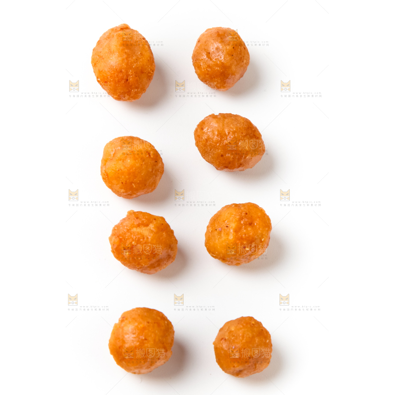 白底上的怪味豆