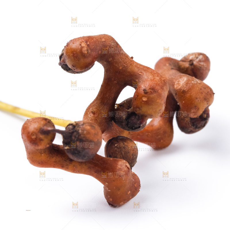 白底上放着拐枣