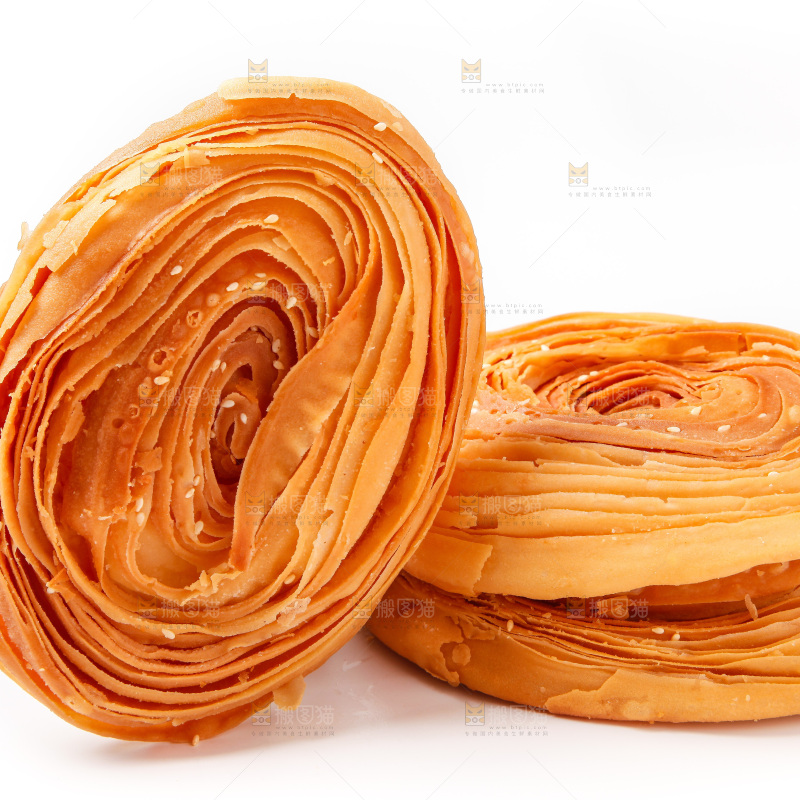 白底上的手撕面包