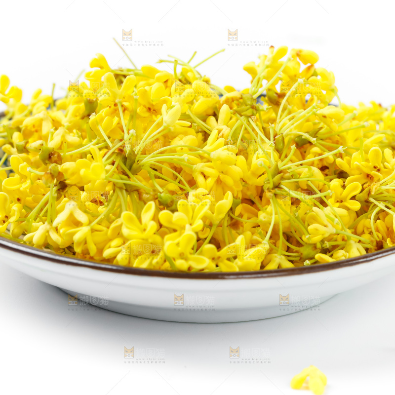 盘里的金桂花