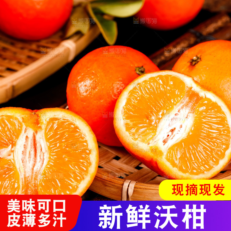 竹底上的四川沃柑